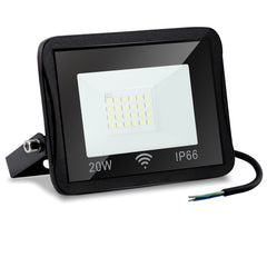 SWANEW LED Strahler Außen, LED Fluter 10W-100W, LED Scheinwerfer Kaltweiß/Warmweiß, Aussenstrahler IP66 Wasserdicht (Kein Stecker)