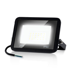 SWANEW LED Strahler, 20/30/50/100W LED Fluter, Warmweiß/Kaltweiß Außenstrahler, IP66 Scheinwerfer (kein Stecker)