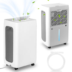 SWANEW 26L/Tag Luftentfeuchter Elektrisch,Raumentfeuchter fur Raumgröße ca. 50m², Lufttrockner Leise, 3 Betriebsarten, Digitalanzeige, 24H Timer