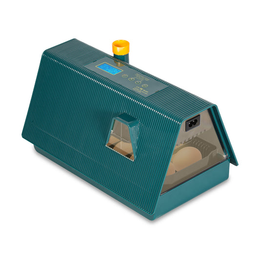 SWANEW 10 Eier Brutmaschine Vollautomatisch, Brutautomat Vollautomatisch Hühner mit Feuchtigkeitsüberwachung und Automatischer Eierrotation