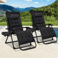 SWANEW Sonnenliege, Liegestuhl, klappbar Gartenstuhl, Relaxsessel Liege