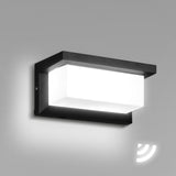 SWANEW LED Wandleuchte 18W LED Wandlampe Sensor Wandleuchte IP65 Außenleuchte mit Bewegungsmelder
