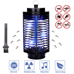 SWANEW Insektenvernichter Elektrisch, 3W UV LED Insektenfalle Mückenlampe 20m² inkl. Mückenlampe Fliegenfänger Fliegenfalle Insektenkiller
