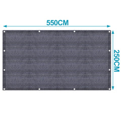 SWANEW Vorzeltteppich Outdoor Camping Teppich Zeltteppich HDPE Zeltunterlage Campingteppich Campingmatte Grau Blau