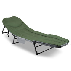 SWANEW Karpfenliege, Angelliege Bed Chair mit Aufbewahrungstasche, Faltbar