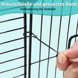 SWANEW Freigehege für Kaninchen, Welpenauslauf, Tierlaufstall