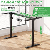 SWANEW Höhenverstellbarer Schreibtisch 70-115cm Tischgestell PC-Tisch DIY Elektrisch