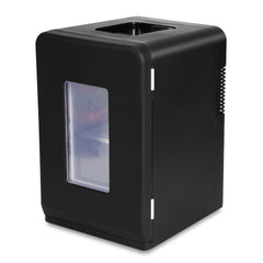 SWANEW 2in1 Mini Kühlschrank Kühlbox 15L, Tragbarer Kühl- und Heizkühlschrank mit 220V AC/12V DC für den Auto- und Heimgebrauch [Energieklasse F]