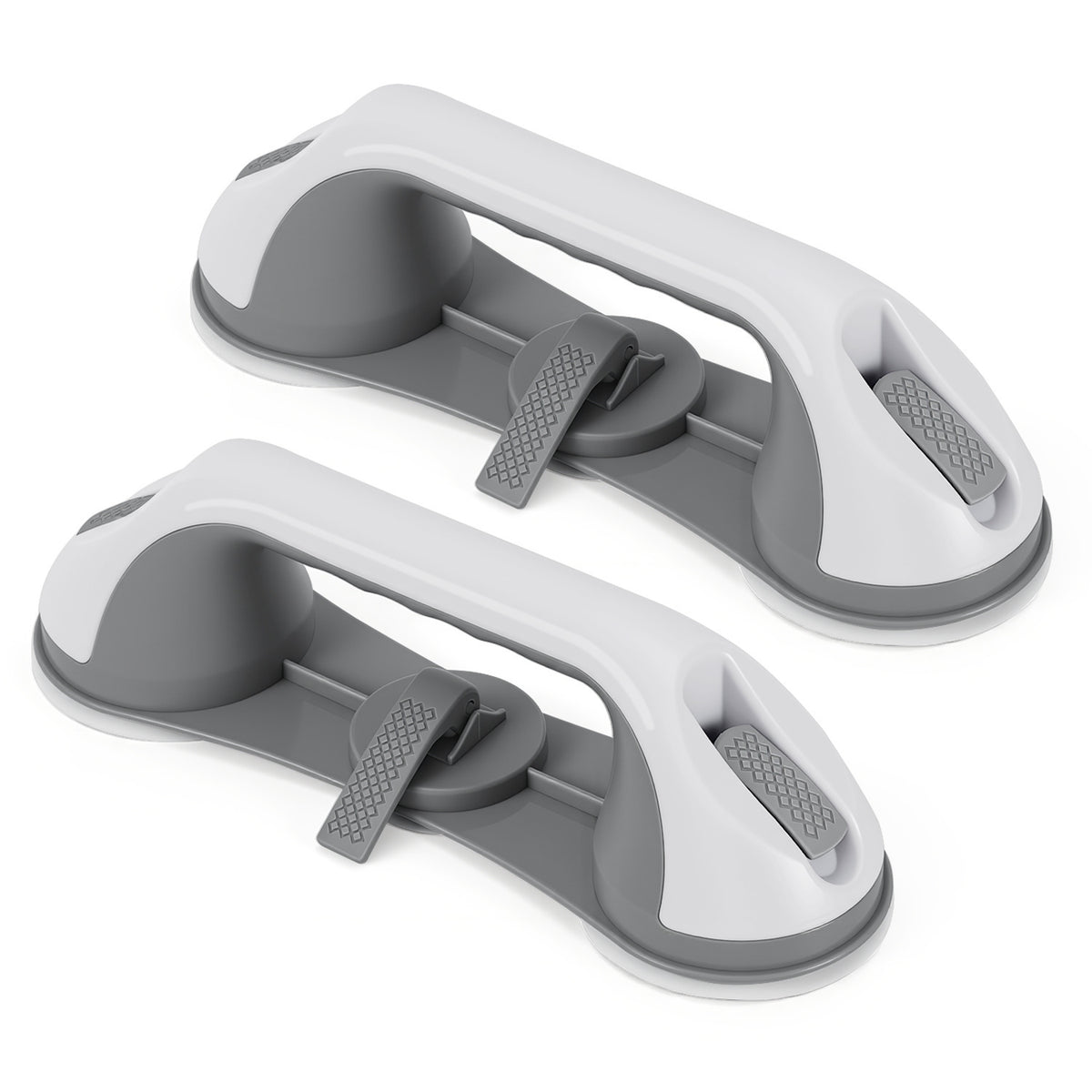 SWANEW 2PC Badewannengriff MAX 110 KG, 28CM Haltegriff Dusche mit Saugnapf, Abnehmbare Duschgriff, ohne Bohren