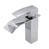 SWANEW Wasserhahn Hochdruck Waschtischmischer Messing Bad Armatur Mischbatterie Einhebelmischer Spültisch