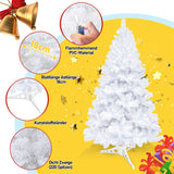 SWANEW Künstlicher Weihnachtsbaum, PVC Schwer Entflammbar, mit ständer, Weihnachtsdeko