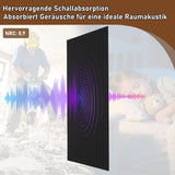 SWANEW Akustikpaneele selbstklebend, Akustikplatten, Hohe Dichte Wandakustik, 120x60cm