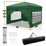 SWANEW Faltpavillon, UV-Schutz Pop Up Pavillon, Partyzelt, 3x3m, Wasserdicht