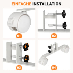 SWANEW 2x Standfüße für Infrarotheizungen Universell, Standgerät für Heizplatte, Infrarotheizung, Infrarotheizung Standfüße