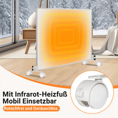 SWANEW 2x Standfüße für Infrarotheizungen Universell, Standgerät für Heizplatte, Infrarotheizung, Infrarotheizung Standfüße