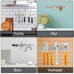 SWANEW Messerhalter Magnetleiste 304 Edelstahl magnetisch Messerleiste 40CM