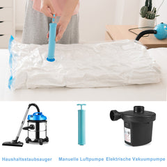 SWANEW Vakuumbeutel, Kleiderbeutel, Aufbewahrungsbeutel,  5 Größe