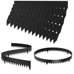 SWANEW Rasenkante Metall, Höhe 20cm, Beeteinfassung, mit Dornen, Mähkante