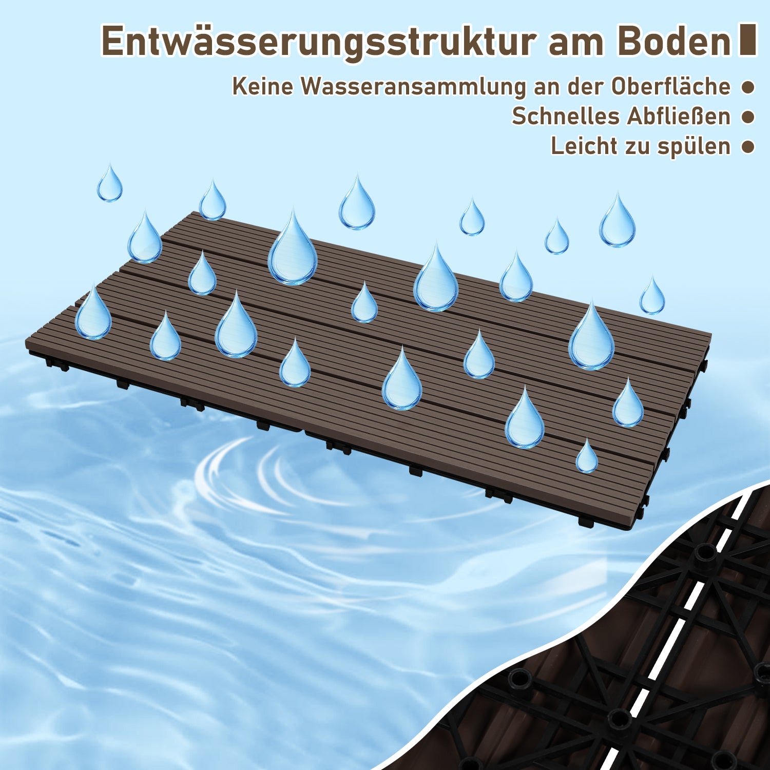 WPC Balkonfliesen