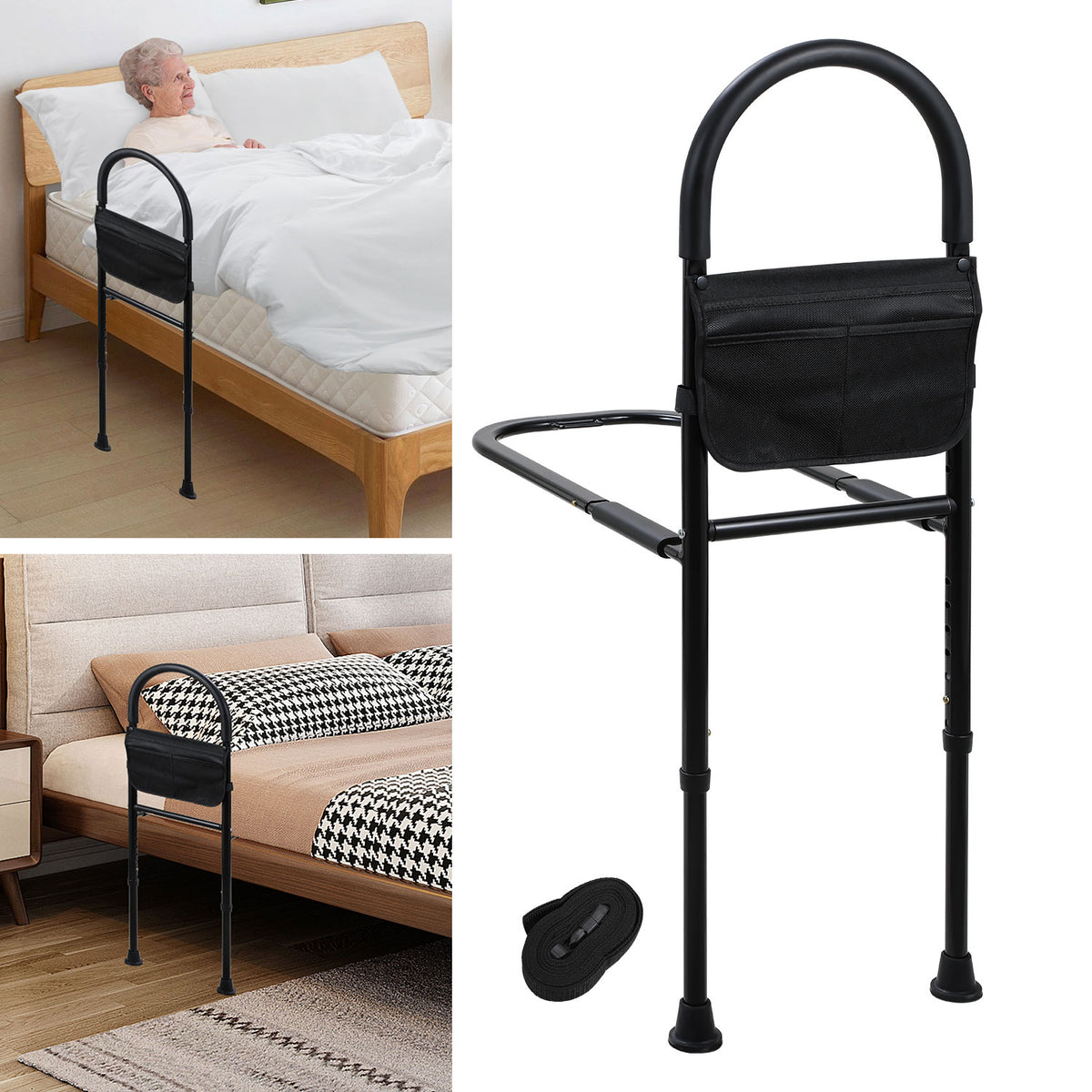 SWANEW Aufstehhilfe Bett Bett Einstiegshilfe Haltegriffe für Senioren