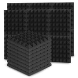 SWANEW Akustikschaumstoff, Akustikpaneele Selbstklebend, Schalldämmung, Hochdichte Schallabsorber, 30*30CM