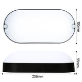 SWANEW 15W LED Außenleuchte Wandleuchte Außenwandleuchte 4000K Neutralweiß IP54 wasserdicht
