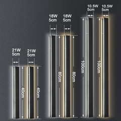 SWANEW Wandlampe LED Wandleuchte Modern Wandleuchten Innen Außen Wasserdicht Ip65 Aluminium Acryl