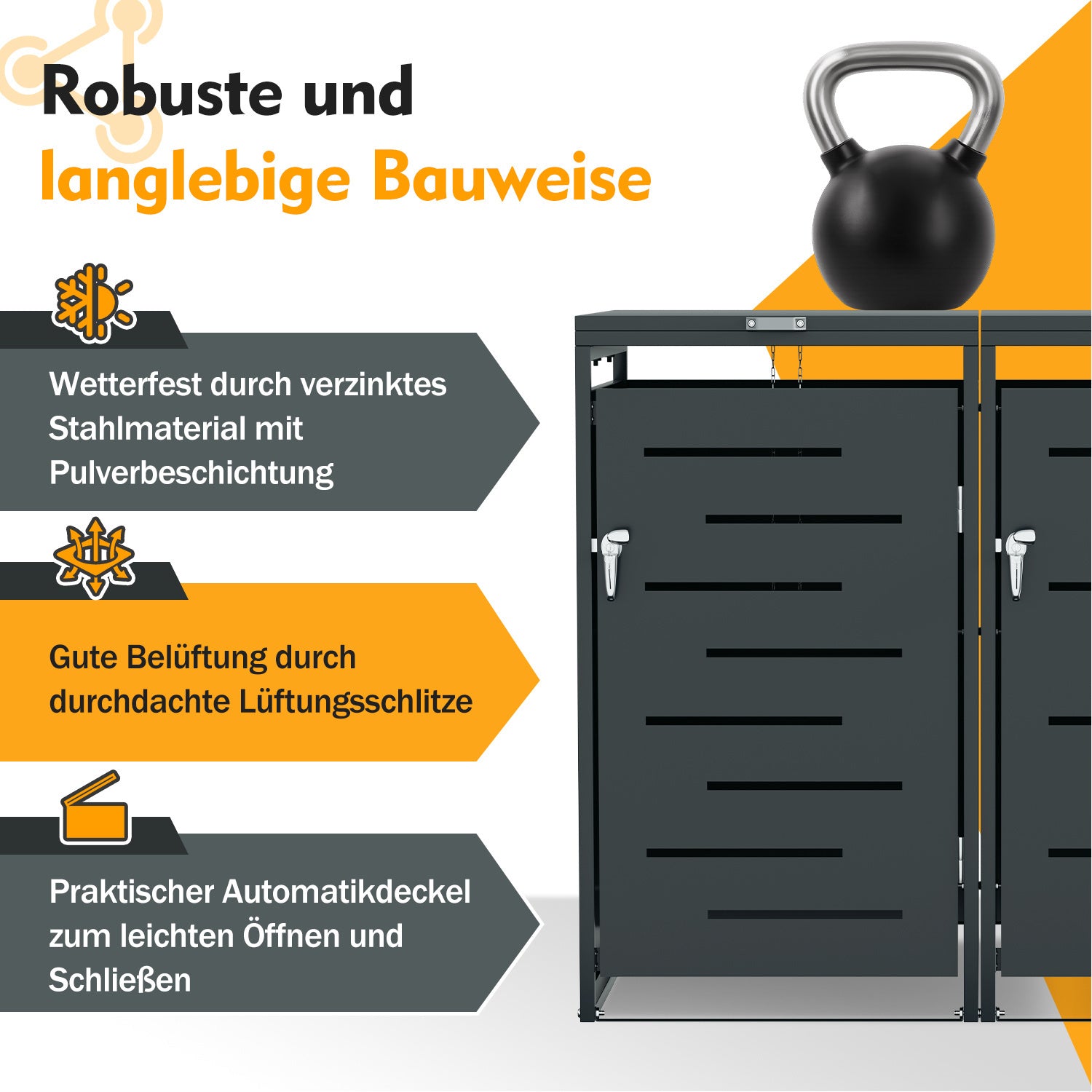 Mülltonnenbox 120L-240 L 