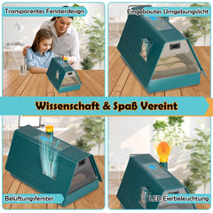 SWANEW 10 Eier Brutmaschine Vollautomatisch, Brutautomat Vollautomatisch Hühner mit Feuchtigkeitsüberwachung und Automatischer Eierrotation