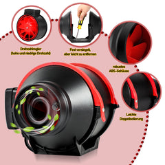 SWANEW Rauchabzug Rohrventilator Inline-Kanalventilator Abluftventilator mit variabler Geschwindigkeitskontrolle Rohrlüfter Belüftung Lüfter [Energieklasse F]