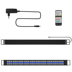 SWANEW LED Aquarium Beleuchtung 18W/30W/45W, Aquarienbeleuchtung 24/7 Modus, wasserdicht, 55-150cm, Aufsetzleuchte Vollspektrum Licht