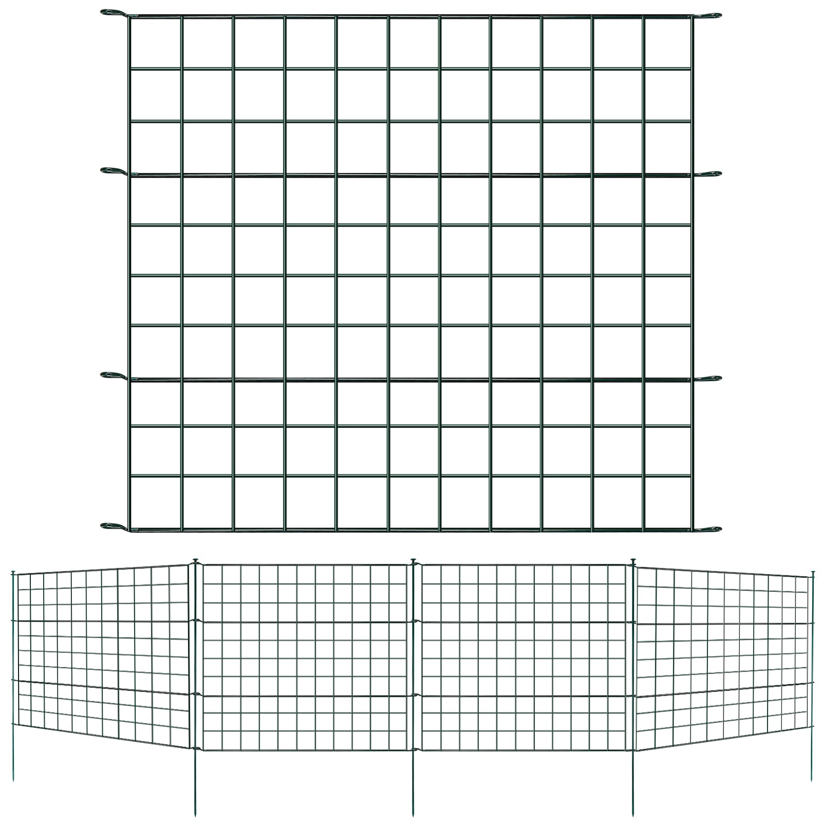 Teichzaun Gartenzaun Steckzaun