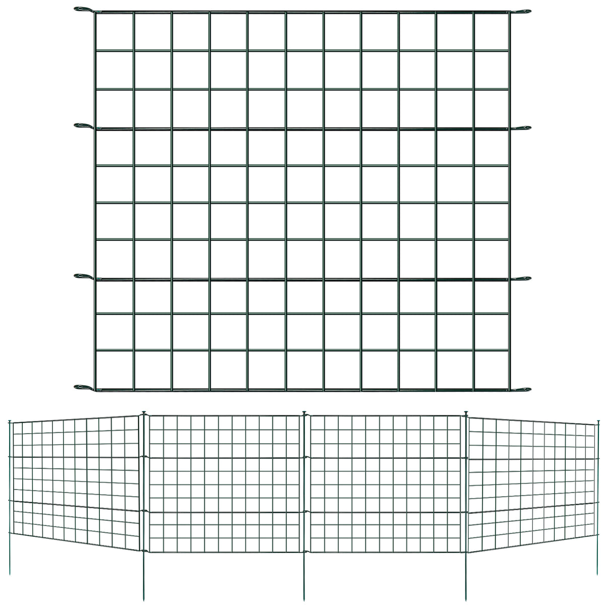 Teichzaun Gartenzaun Steckzaun