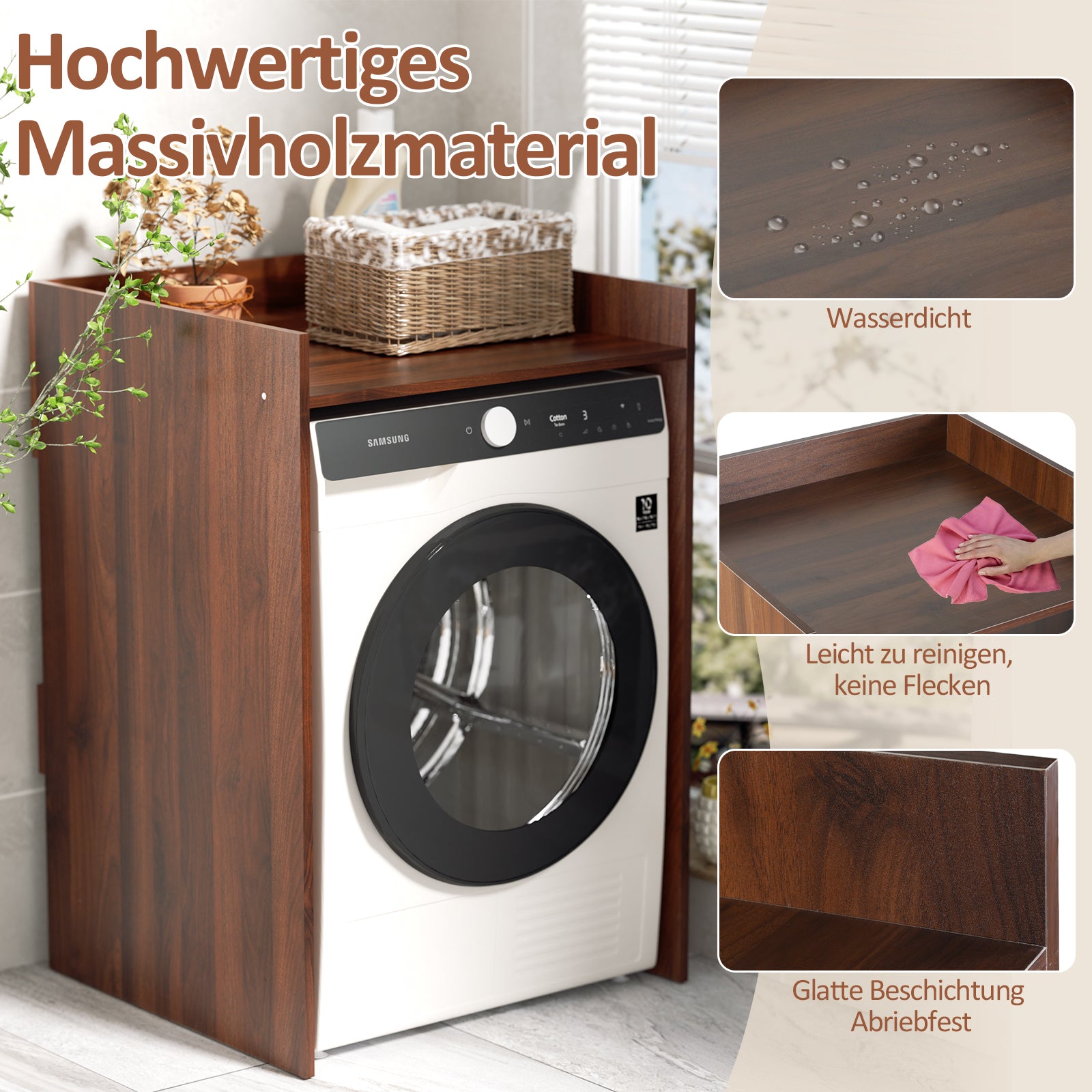 Waschmaschinenschrank für Waschmaschine Wäschetrockner