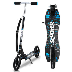 Kinderscooter Aluminium mit 205 mm Rädern & 3-fach höhenverstellbar