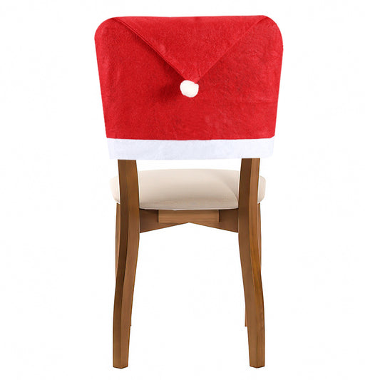 SWANEW 6/12er Set Weihnachten Stuhlhussen, Stuhlbezüge,  stuhlüberzug Stretch