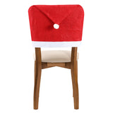 SWANEW 6/12er Set Weihnachten Stuhlhussen, Stuhlbezüge,  stuhlüberzug Stretch