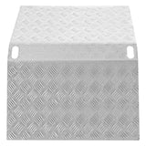 SWANEW Türschwellenrampe, Rollstuhlrampe, 60/80/100cm Alu Auffahrrampe, Schwellenbrücke
