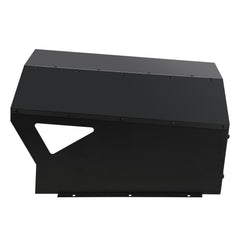 SWANEW Mähroboter Garage, Garage für Robotermäher, Verzinktes Blech, 78x60x34cm, Carport Überdachung für Rasenroboter