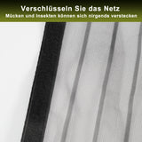 SWANEW Insektenschutz, Fliegengitter Tür, Magnetvorhang, ohne Bohren