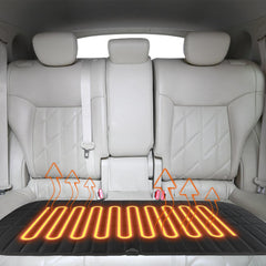 SWANEW Auto Sitzheizung/Auto Rücksitzheizung Matten 12V getrennt PKW KFZ Universal