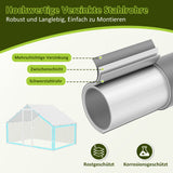 SWANEW Hühnerstall Freilaufgehege, Hühnerhaus Outdoor Geflügelstall, 3x2x2m(LxBxH)