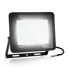 SWANEW LED Strahler, 20/30/50/100W LED Fluter, Warmweiß/Kaltweiß Außenstrahler, IP66 Scheinwerfer (kein Stecker)