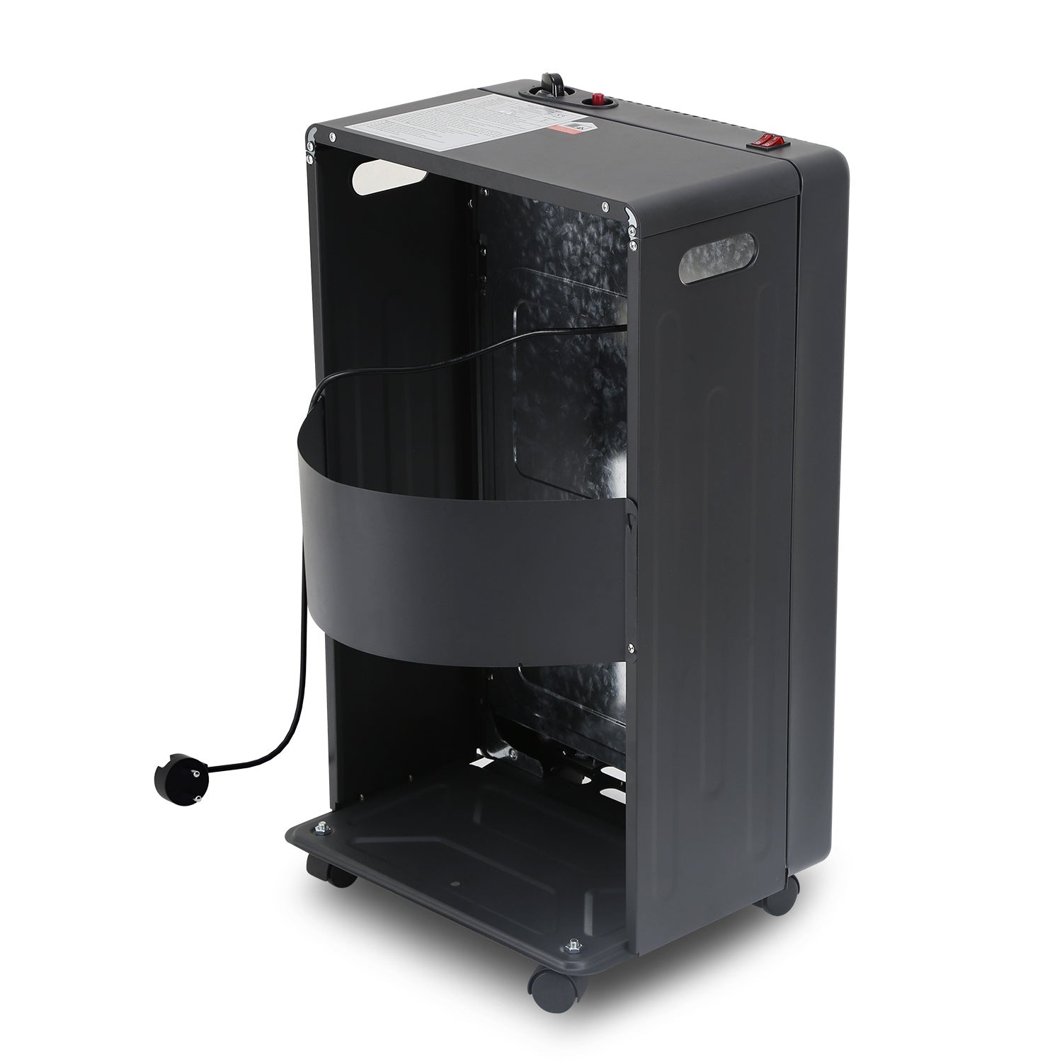 SWANEW Gasheizer für Gasflasche, Gasheizung, 4200W + 1200W Gas-Elektro-Heizgerät