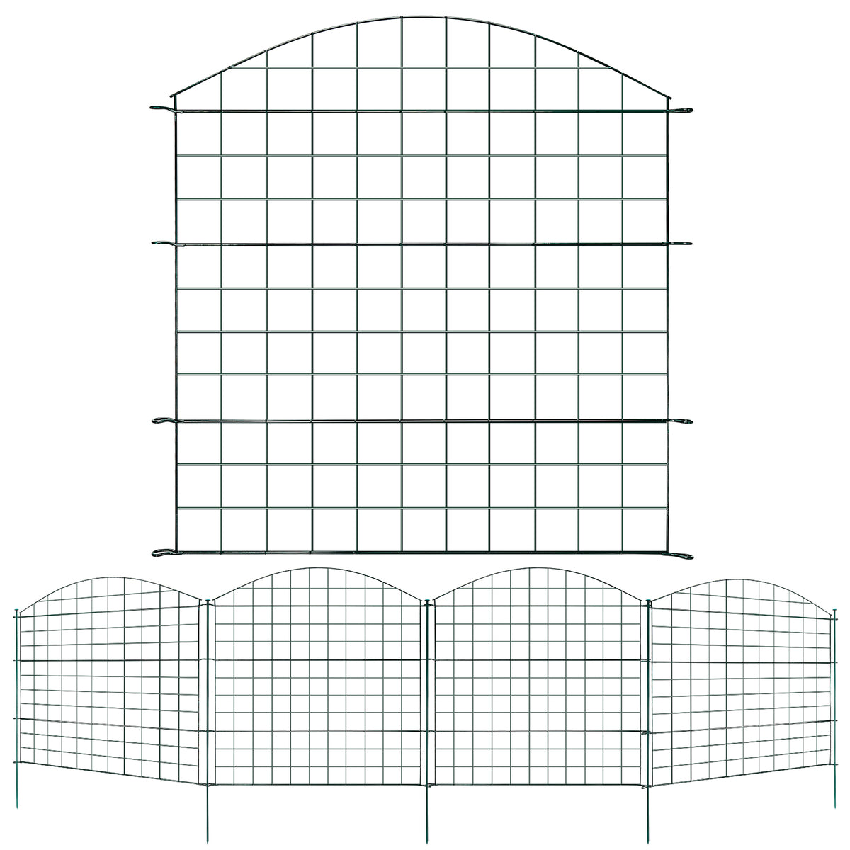 Teichzaun Gartenzaun Steckzaun