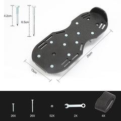 SWANEW Nagelschuhe, Rasenbelüfter-Schuhe, Rasenbelüfter Walking