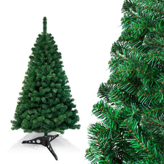 SWANEW Künstlicher Weihnachtsbaum, PVC Schwer Entflammbar, mit ständer, Weihnachtsdeko