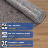 SWANEW Malervlies 220g/m², Abdeckvlies, Malerfliesrolle, Malerflies Abdeckfliesse, Anti Rutsch