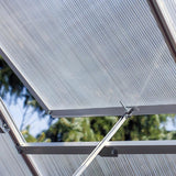SWANEW 14x Polycarbonat Hohlkammerstegplatte Doppelstegplatte UV-beständigen Stegplatte Gewächshausplatte Für Gewächshaus Gartenbau Carports 60.5 x 121cm, 4mm | 10,25 m², Transparent