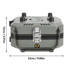 SWANEW Campingkocher 2 flammig Faltbarer Gas 4.6kw 2in1 Outdoor Gaskocher